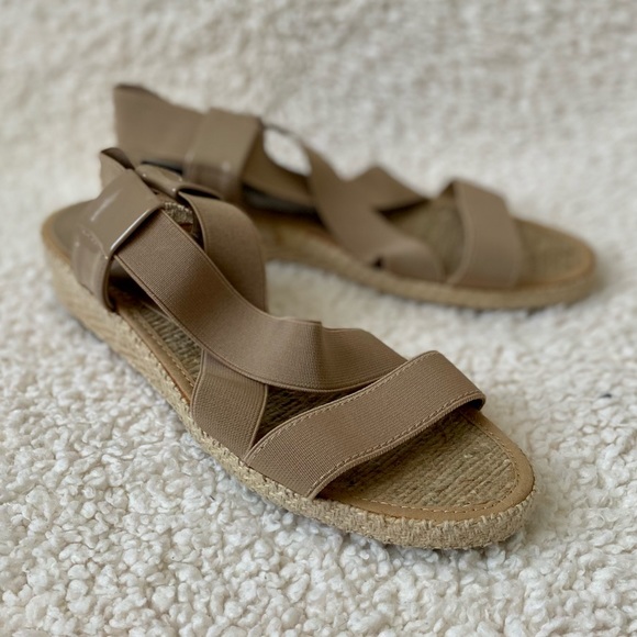Sarah Summer Cloth Elastic Sandals - Picture 1 of 16